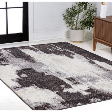 Zoe Contemporary Bohemian Abstract Marble Area Rug